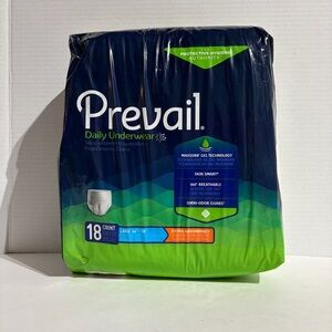 Prevail Daily Underwear Pull Up Incontinence Disposable Large 44”-58” Absorbency